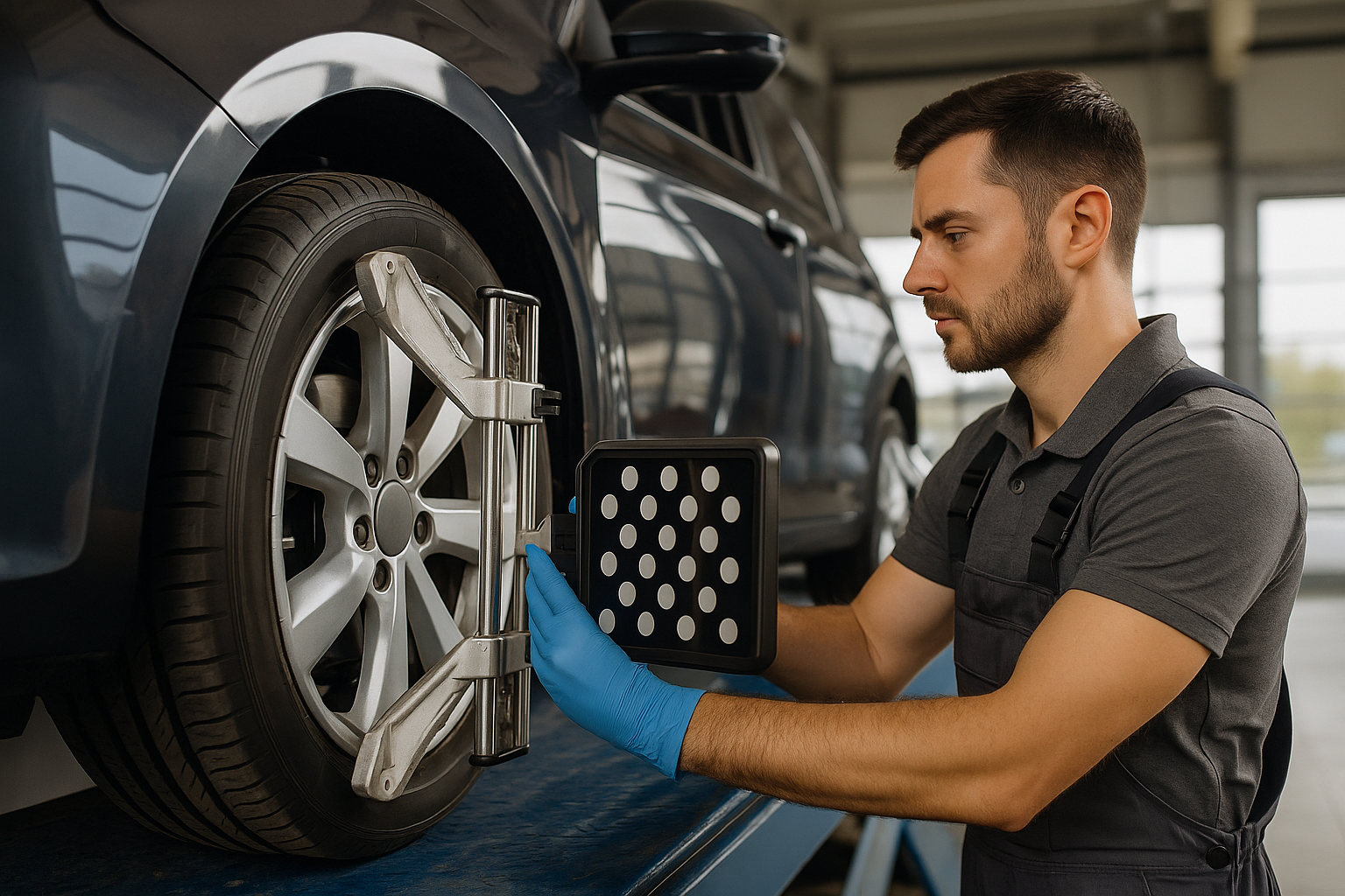 Alineación y balanceo digital de precisión — Autocare Service Barranquilla